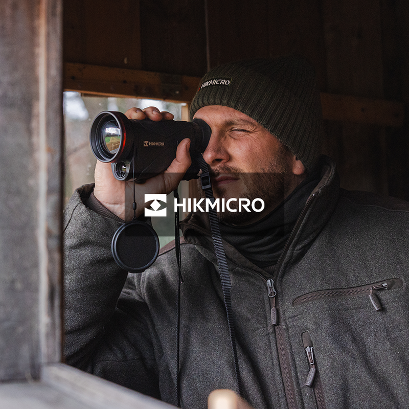 HIKMICRO Night Vision, Thermal Imaging & Multispectral Collection Image with Logo - Night Master