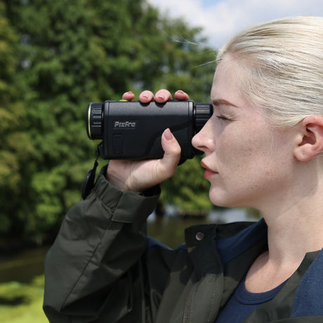 Lifestyle image of Pixfra Arc A613 30mK Thermal Imaging Monocular