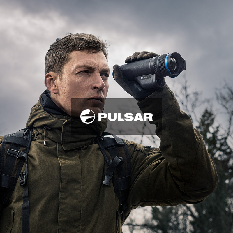 Pulsar Night Vision, Thermal Imaging & Multispectral Homepage Collection Image with Logo – Night Master