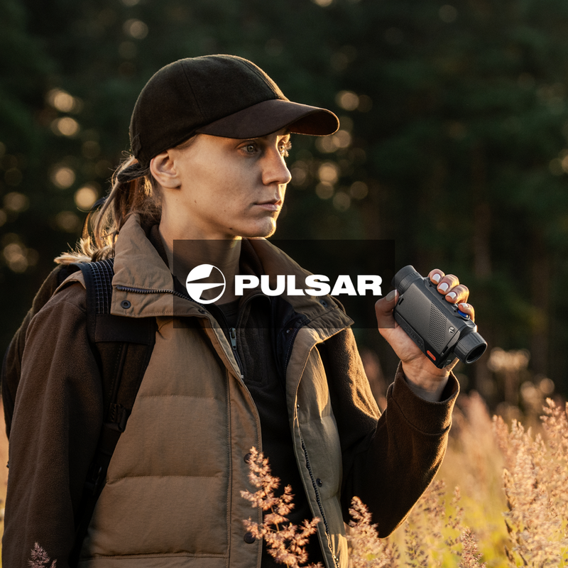 Pulsar Night Vision, Thermal Imaging & Multispectral Homepage Collection Image with Logo – Night Master